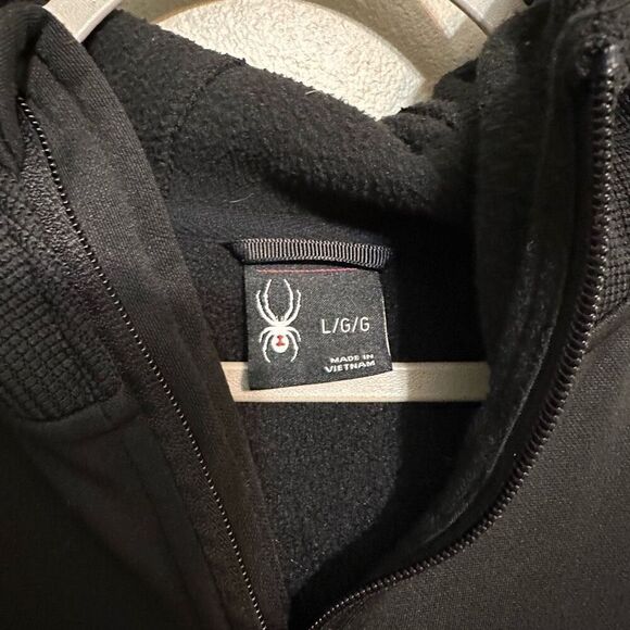 Spyder Men's Racer Quarter Zipper Pullover Hoodie size large - Picture 5 of 6